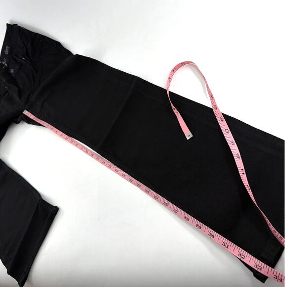 7 For all Mankind Men's Black Mid Waist Slimmy Luxe Performance Jeans Size 34 - Picture 9 of 11